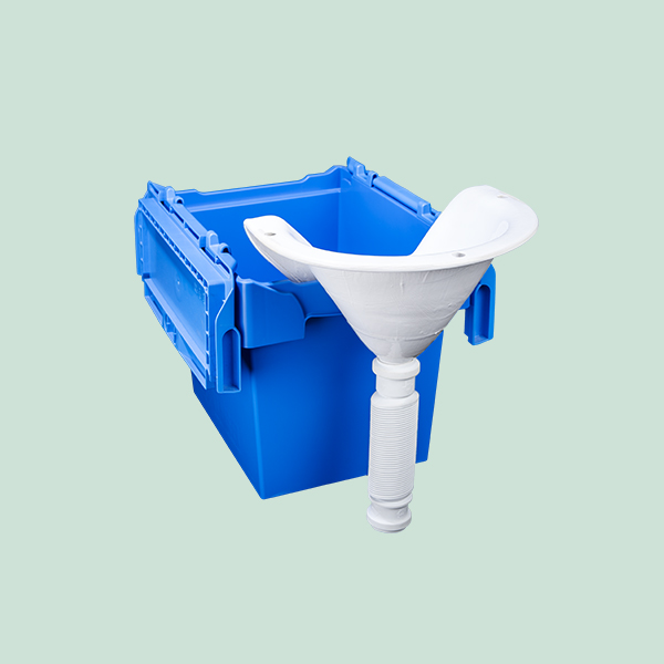 Kit toilette sèche à séparation raccordé