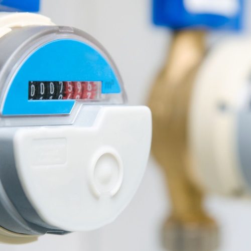Consommation d'eau sur le compteur d'eau