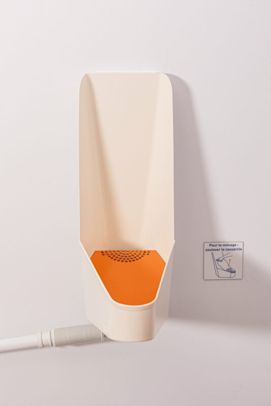 Urinoir Mixte sans eau Marcelle avec siphon sec anti odeurs