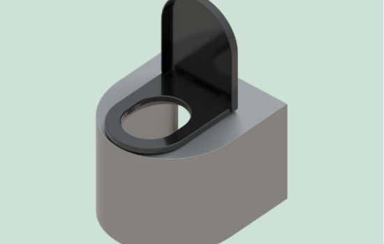 EcoPopo – Toilette sèche inox à colonne de chute